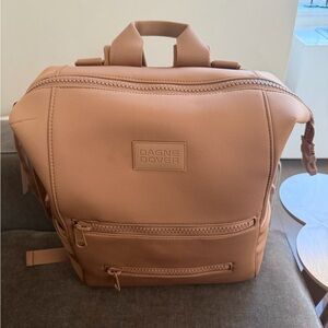 Dagne Dover Camel Indi Medium Diaper Bag Backpack